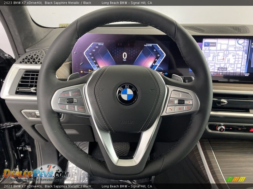 2023 BMW X7 xDrive40i Black Sapphire Metallic / Black Photo #14