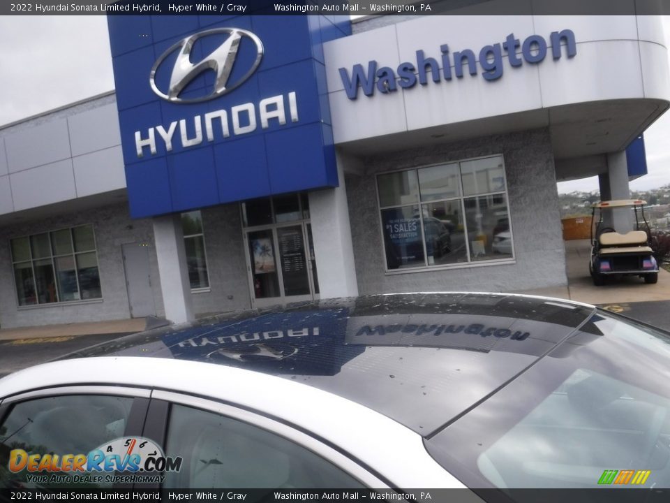 2022 Hyundai Sonata Limited Hybrid Hyper White / Gray Photo #4