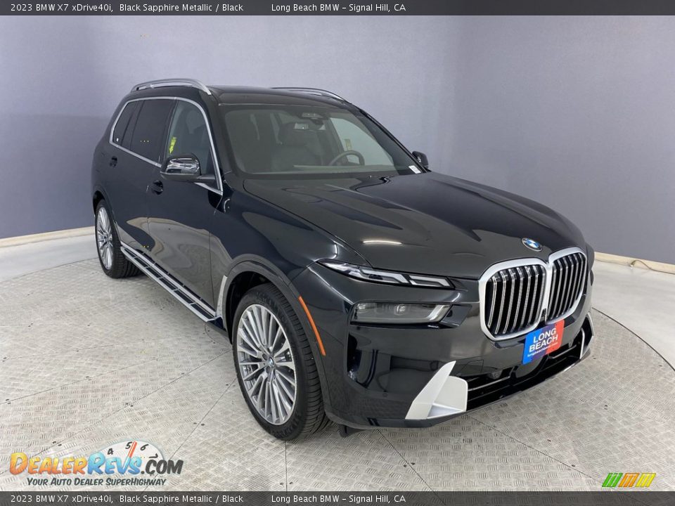 2023 BMW X7 xDrive40i Black Sapphire Metallic / Black Photo #27