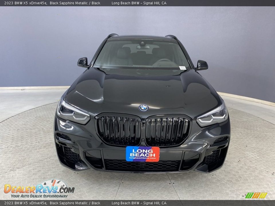 2023 BMW X5 xDrive45e Black Sapphire Metallic / Black Photo #2