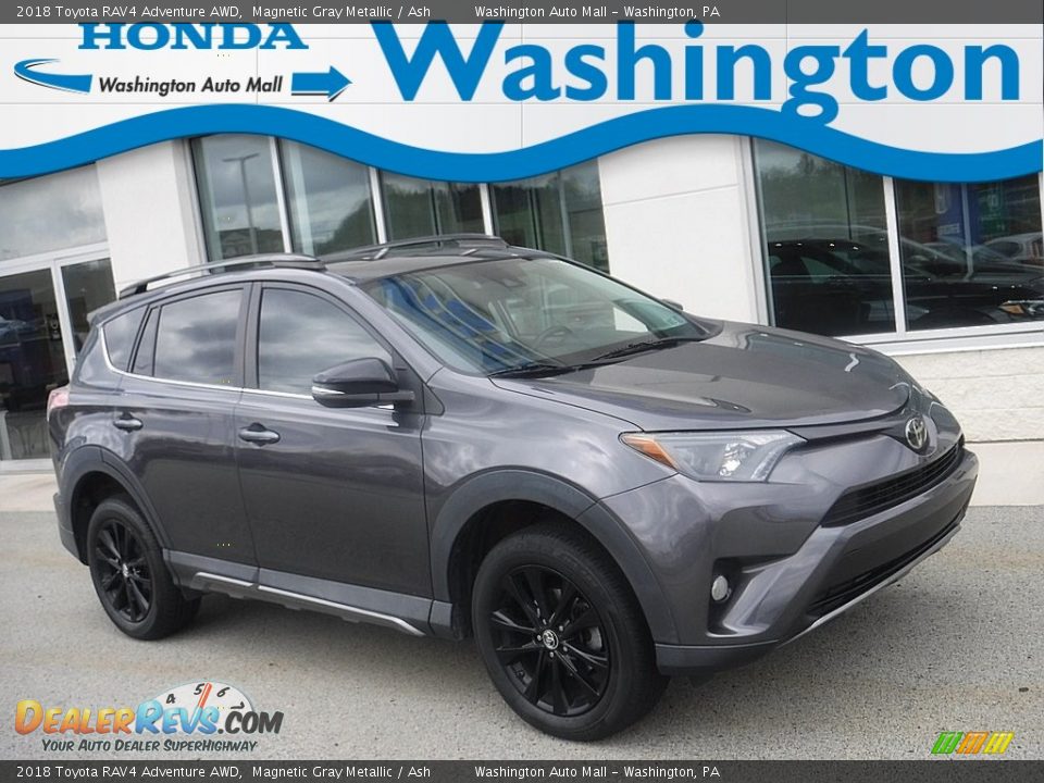 2018 Toyota RAV4 Adventure AWD Magnetic Gray Metallic / Ash Photo #1