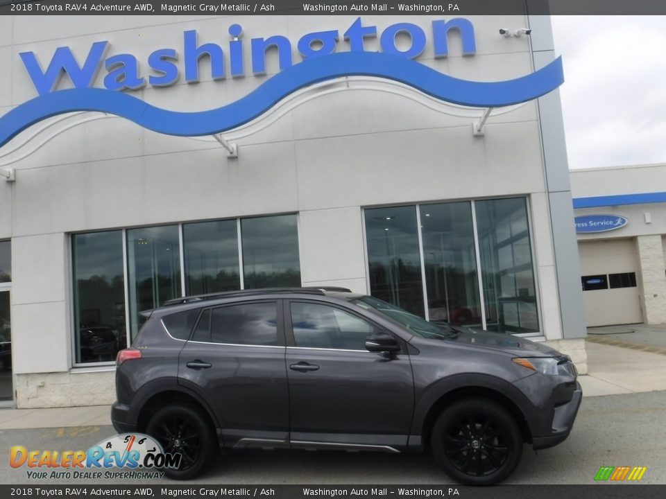 2018 Toyota RAV4 Adventure AWD Magnetic Gray Metallic / Ash Photo #2