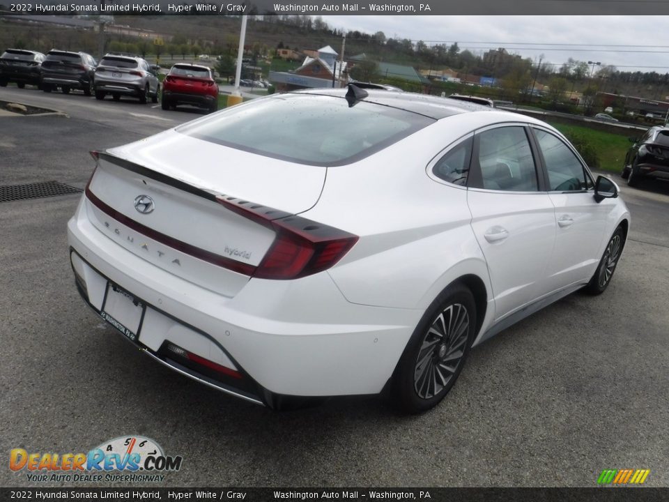 2022 Hyundai Sonata Limited Hybrid Hyper White / Gray Photo #10