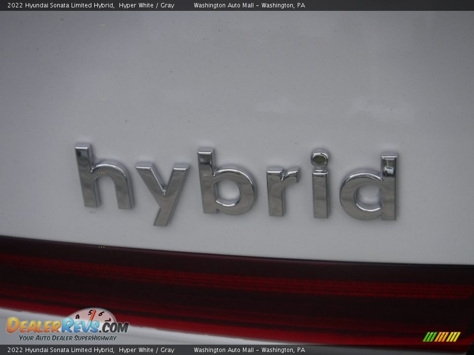 2022 Hyundai Sonata Limited Hybrid Hyper White / Gray Photo #11