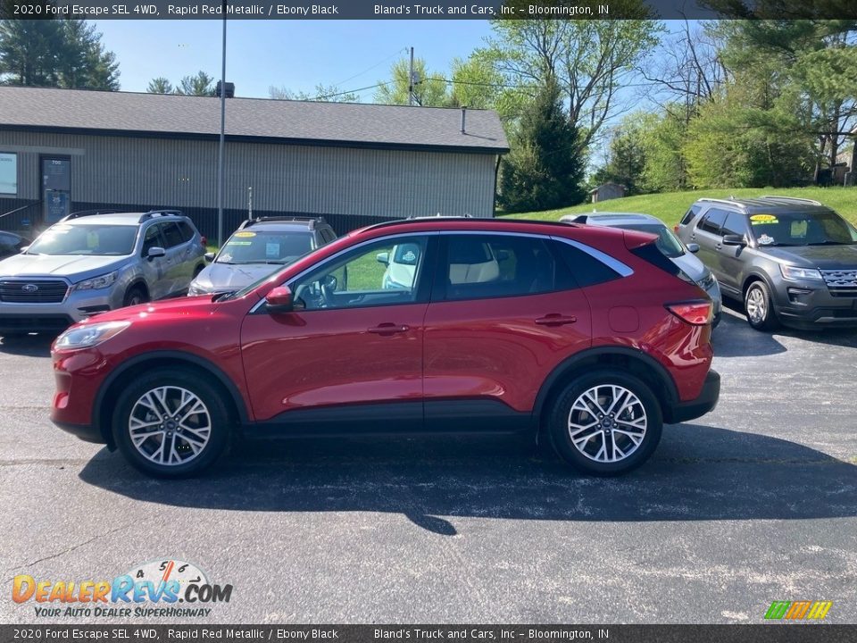 2020 Ford Escape SEL 4WD Rapid Red Metallic / Ebony Black Photo #1