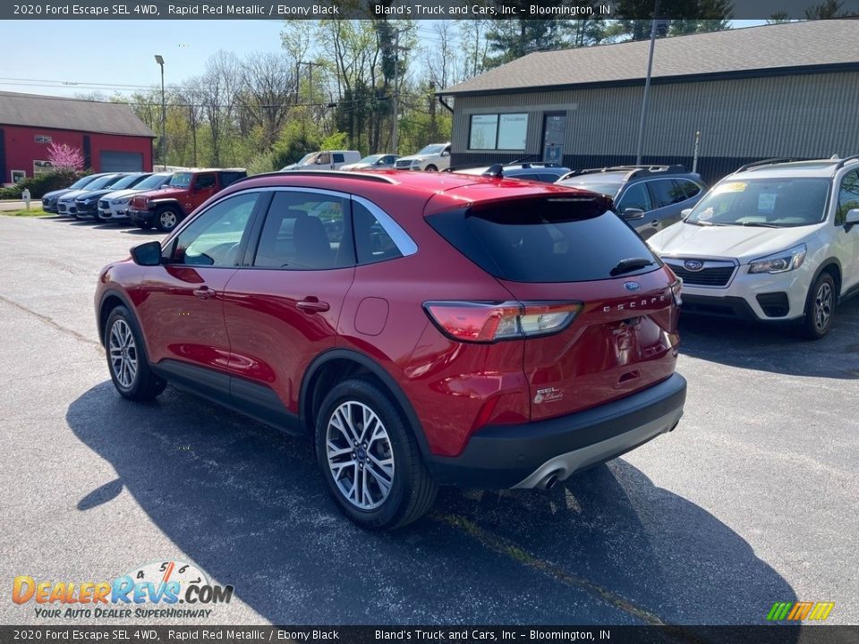 2020 Ford Escape SEL 4WD Rapid Red Metallic / Ebony Black Photo #3