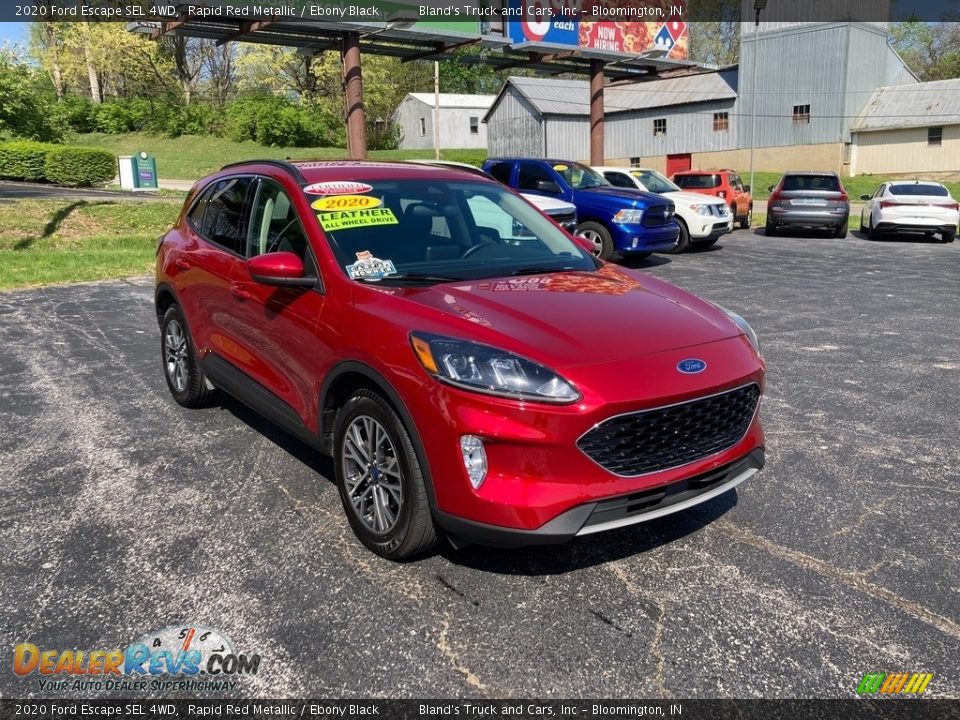 2020 Ford Escape SEL 4WD Rapid Red Metallic / Ebony Black Photo #8