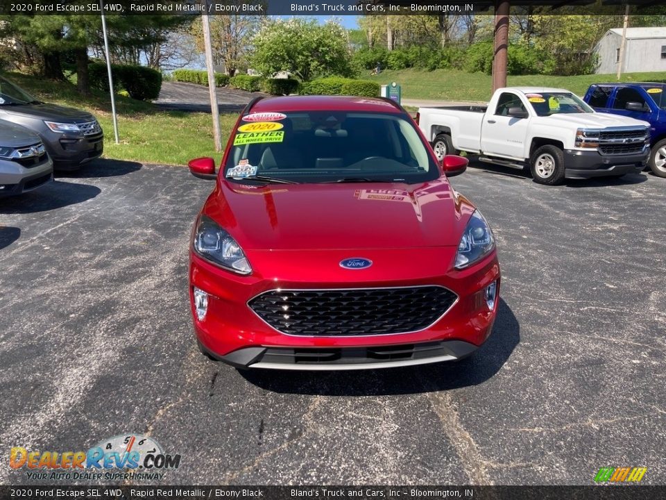 2020 Ford Escape SEL 4WD Rapid Red Metallic / Ebony Black Photo #9