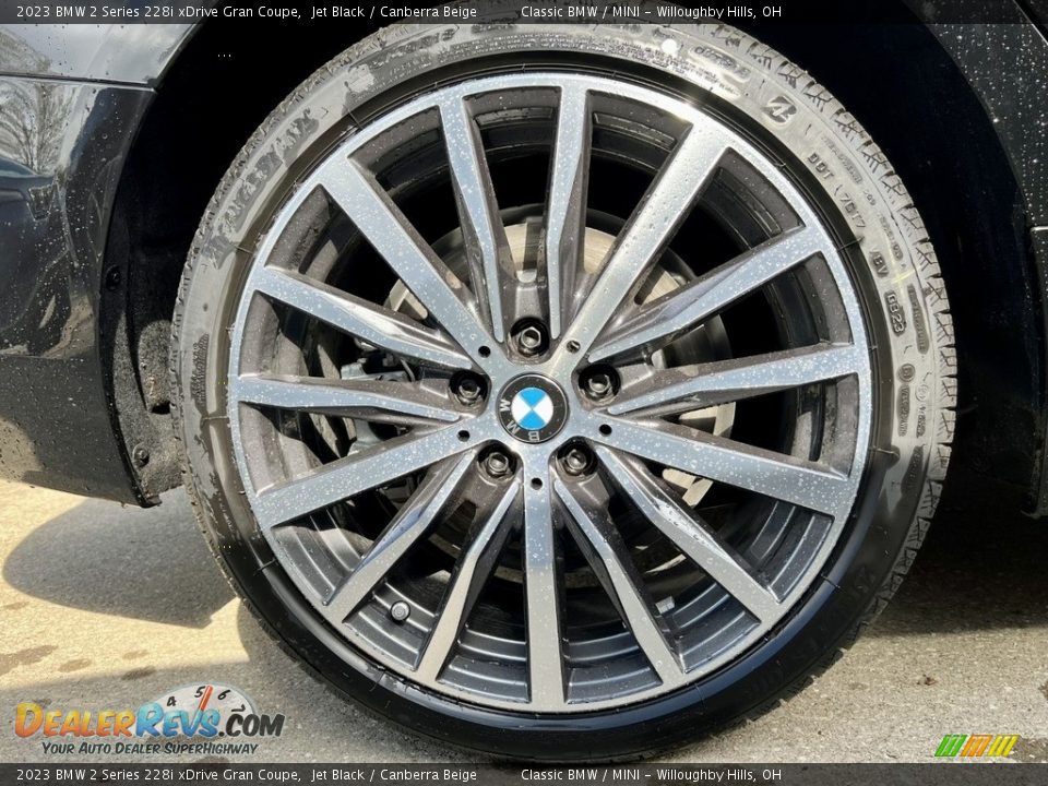 2023 BMW 2 Series 228i xDrive Gran Coupe Jet Black / Canberra Beige Photo #2