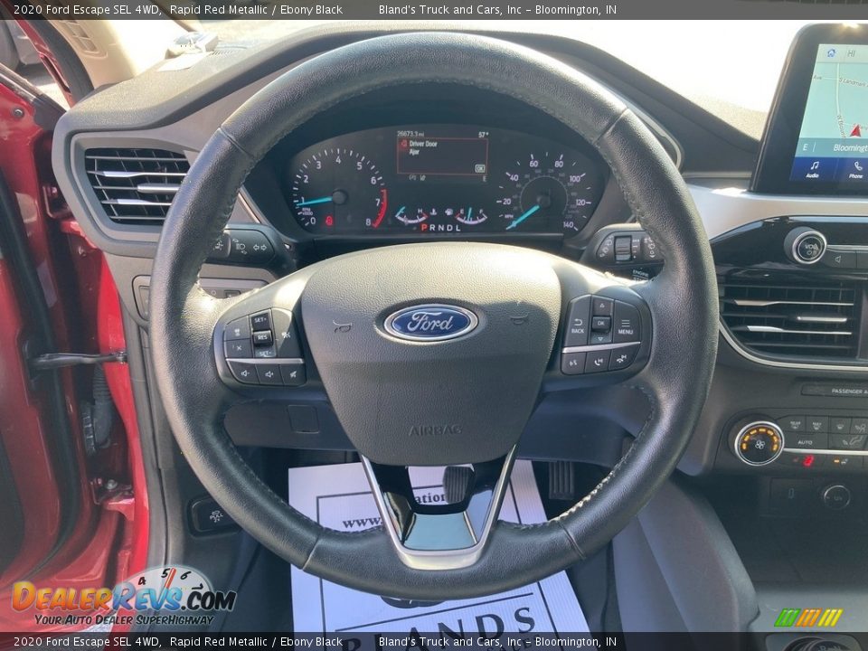 2020 Ford Escape SEL 4WD Rapid Red Metallic / Ebony Black Photo #21