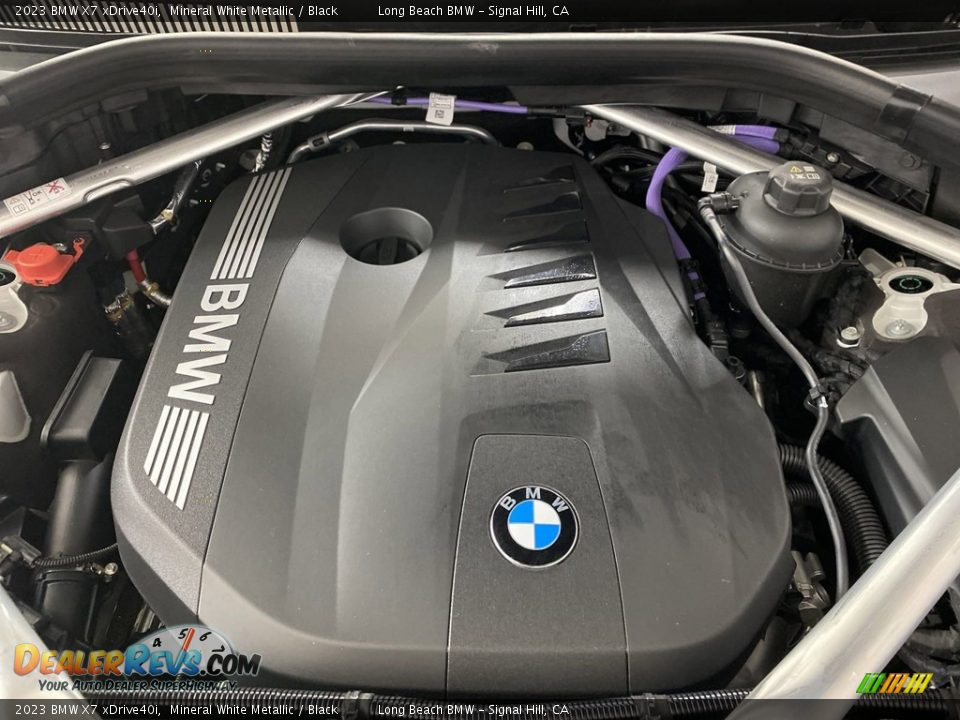 2023 BMW X7 xDrive40i Mineral White Metallic / Black Photo #9