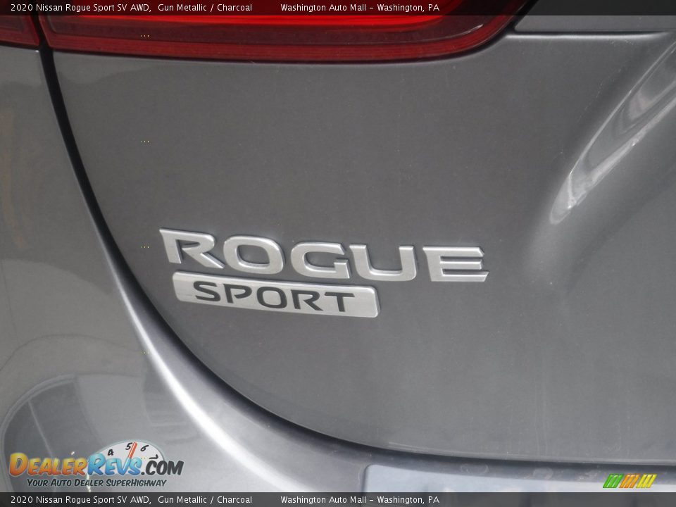 2020 Nissan Rogue Sport SV AWD Gun Metallic / Charcoal Photo #8