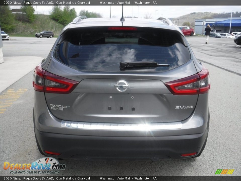 2020 Nissan Rogue Sport SV AWD Gun Metallic / Charcoal Photo #9