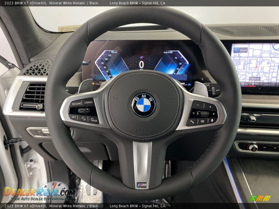 2023 BMW X7 xDrive40i Mineral White Metallic / Black Photo #14