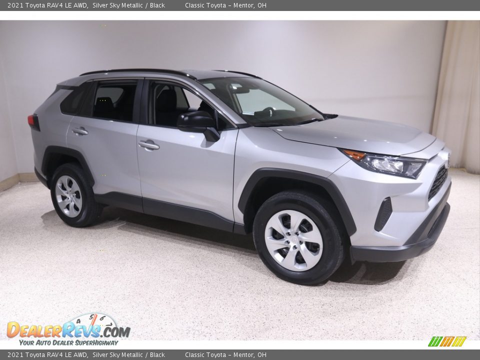 2021 Toyota RAV4 LE AWD Silver Sky Metallic / Black Photo #1