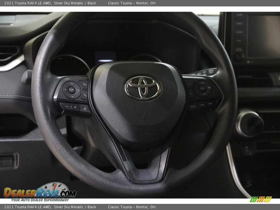 2021 Toyota RAV4 LE AWD Silver Sky Metallic / Black Photo #7