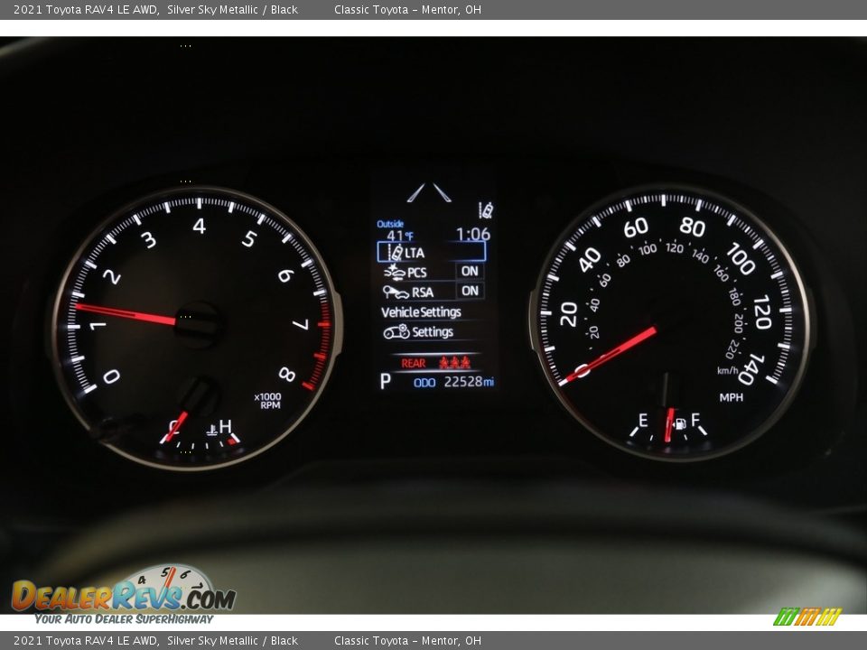 2021 Toyota RAV4 LE AWD Silver Sky Metallic / Black Photo #8