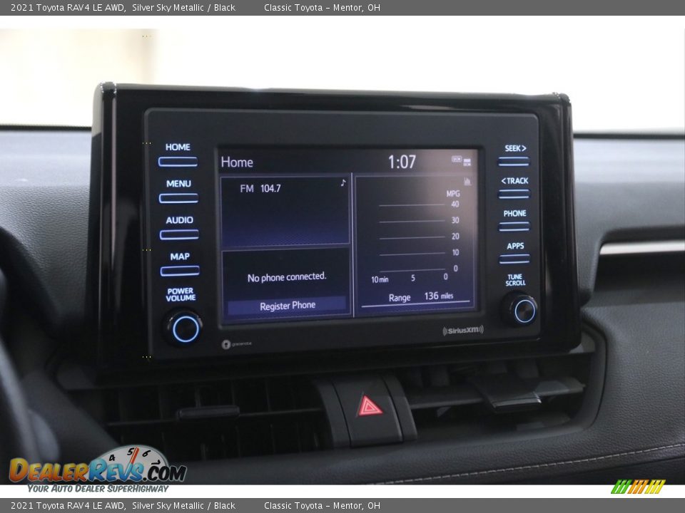 2021 Toyota RAV4 LE AWD Silver Sky Metallic / Black Photo #10