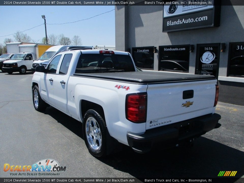 2014 Chevrolet Silverado 1500 WT Double Cab 4x4 Summit White / Jet Black/Dark Ash Photo #3