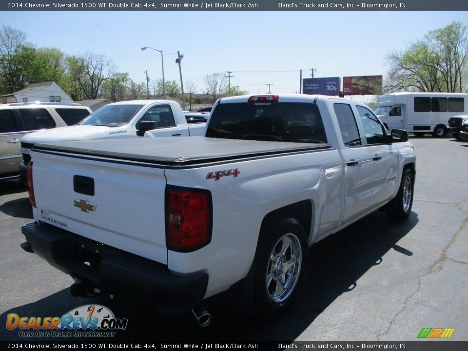 2014 Chevrolet Silverado 1500 WT Double Cab 4x4 Summit White / Jet Black/Dark Ash Photo #4