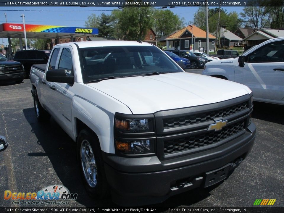 2014 Chevrolet Silverado 1500 WT Double Cab 4x4 Summit White / Jet Black/Dark Ash Photo #5