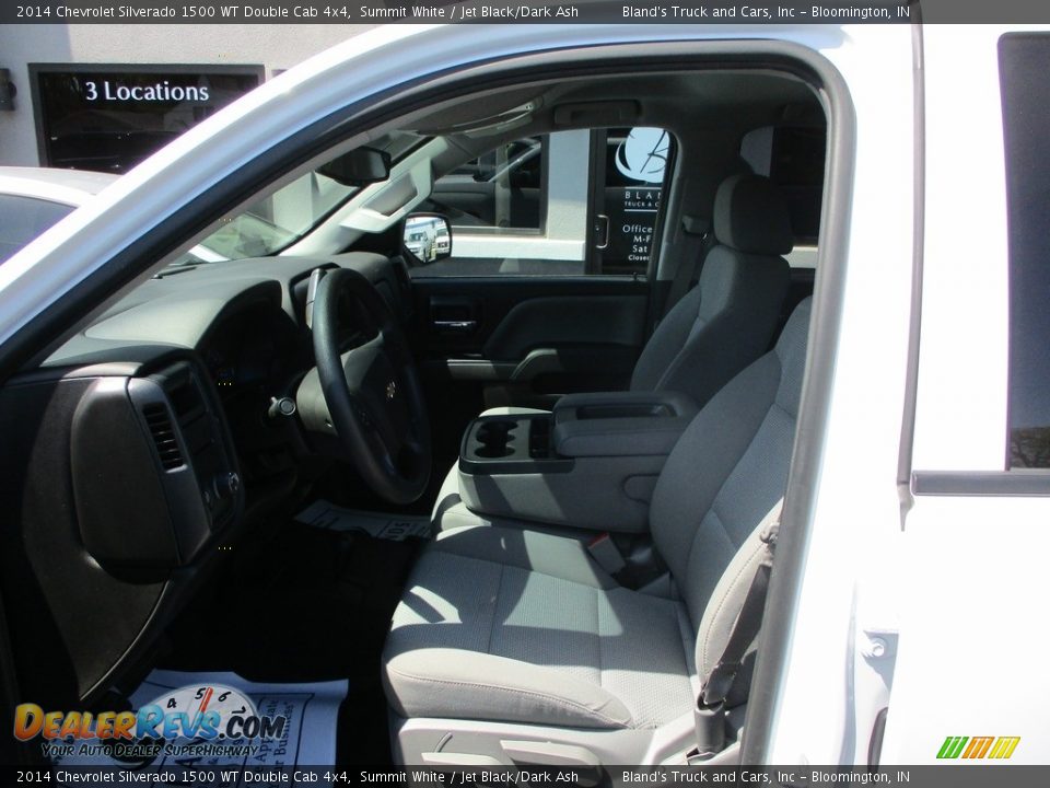 2014 Chevrolet Silverado 1500 WT Double Cab 4x4 Summit White / Jet Black/Dark Ash Photo #6
