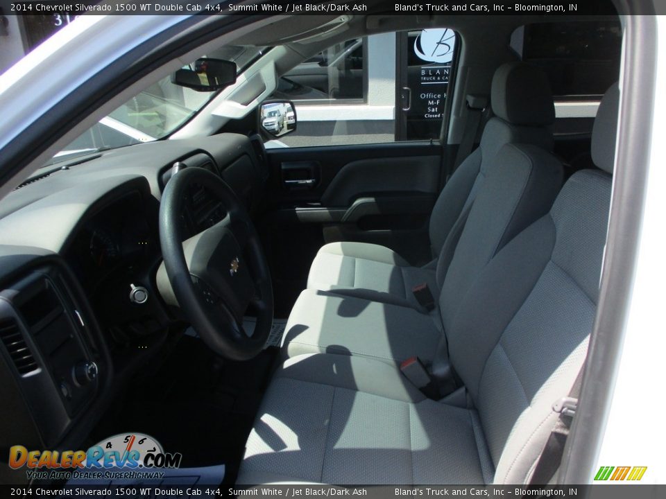 2014 Chevrolet Silverado 1500 WT Double Cab 4x4 Summit White / Jet Black/Dark Ash Photo #7