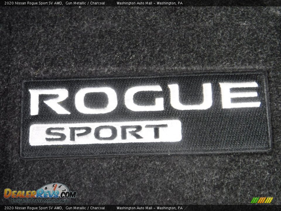 2020 Nissan Rogue Sport SV AWD Gun Metallic / Charcoal Photo #34