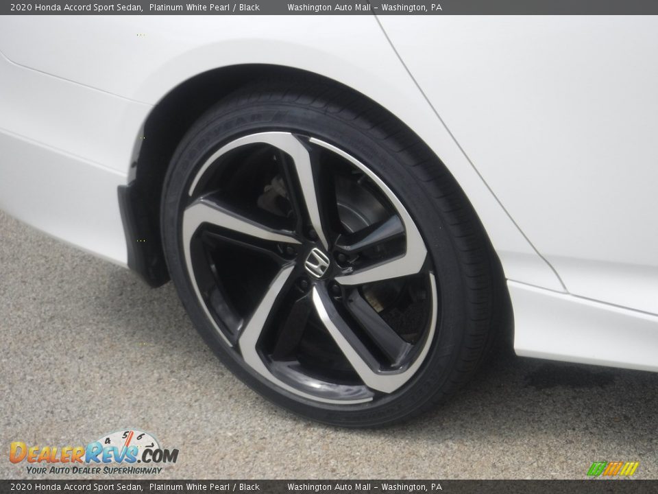 2020 Honda Accord Sport Sedan Platinum White Pearl / Black Photo #3