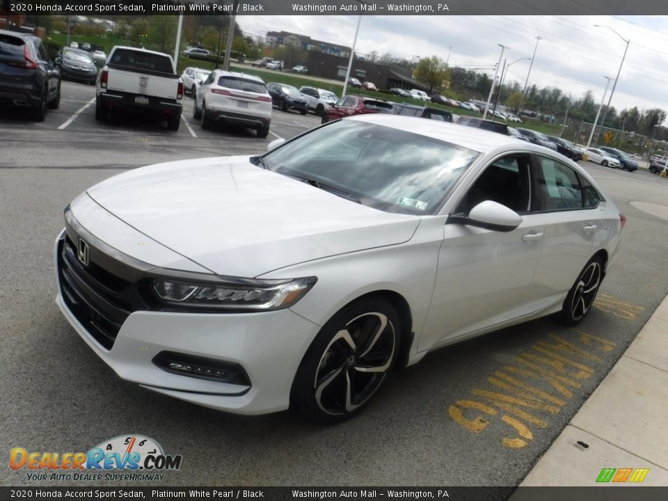2020 Honda Accord Sport Sedan Platinum White Pearl / Black Photo #5