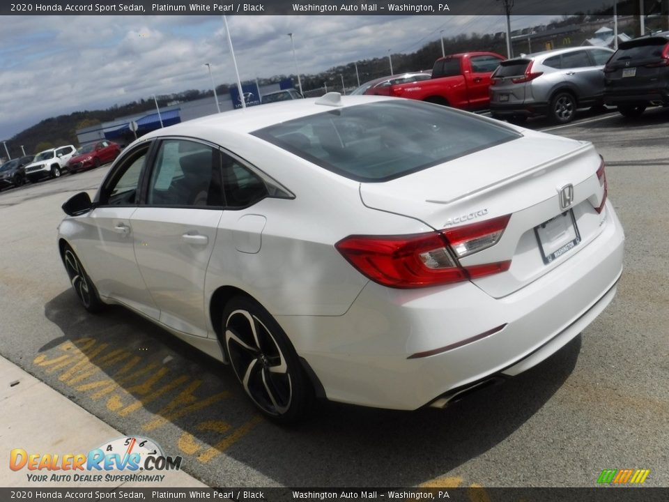 2020 Honda Accord Sport Sedan Platinum White Pearl / Black Photo #7
