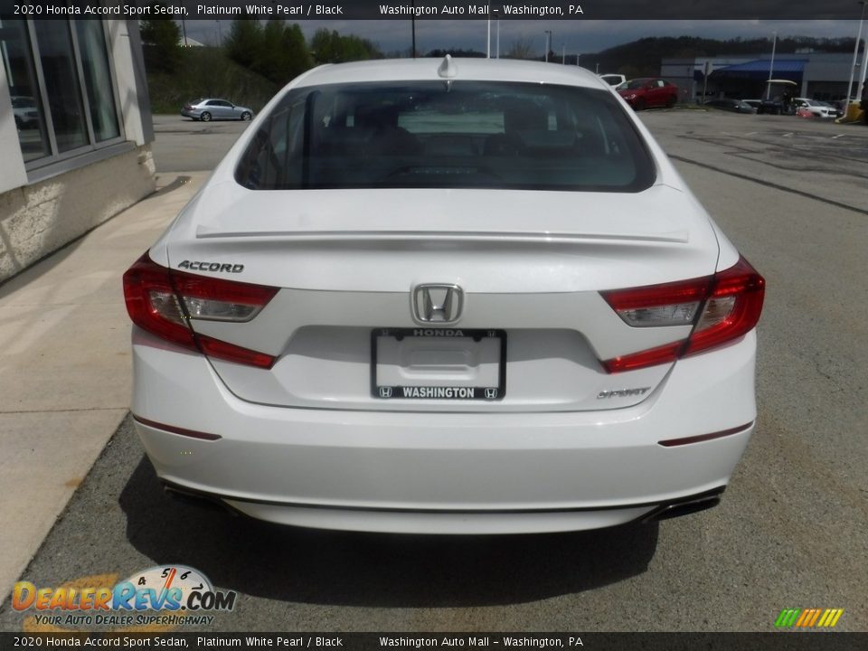 2020 Honda Accord Sport Sedan Platinum White Pearl / Black Photo #8