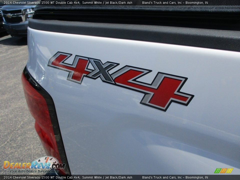 2014 Chevrolet Silverado 1500 WT Double Cab 4x4 Summit White / Jet Black/Dark Ash Photo #23