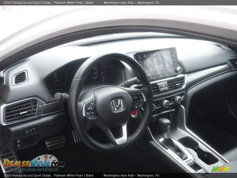 2020 Honda Accord Sport Sedan Platinum White Pearl / Black Photo #11