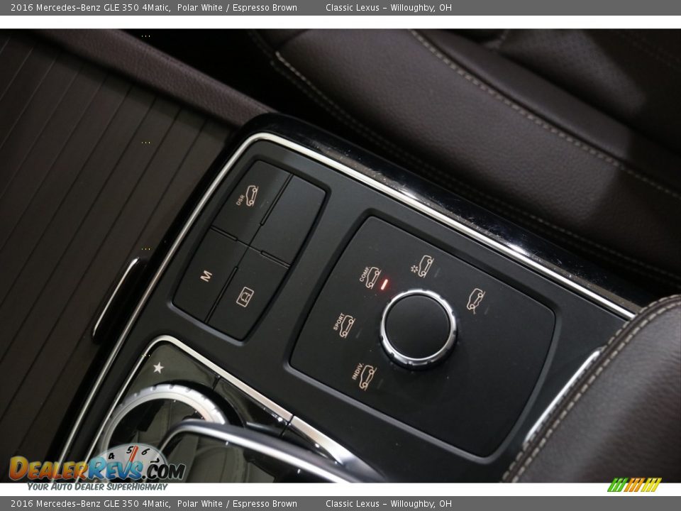 2016 Mercedes-Benz GLE 350 4Matic Polar White / Espresso Brown Photo #17