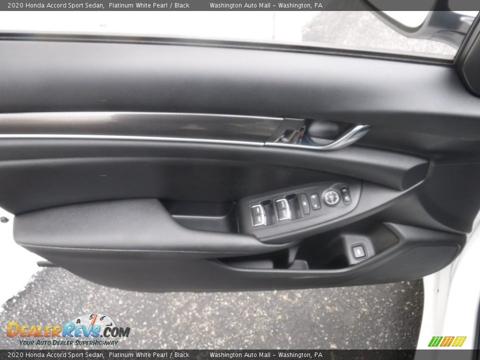 2020 Honda Accord Sport Sedan Platinum White Pearl / Black Photo #12