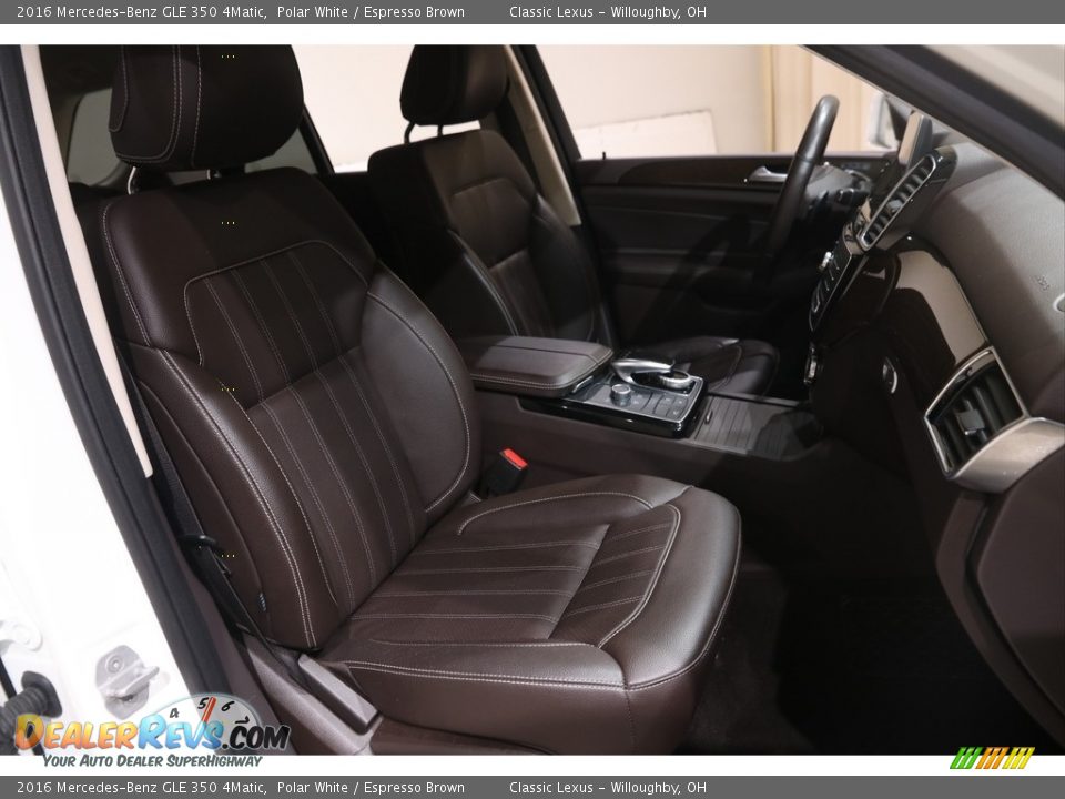 Espresso Brown Interior - 2016 Mercedes-Benz GLE 350 4Matic Photo #18