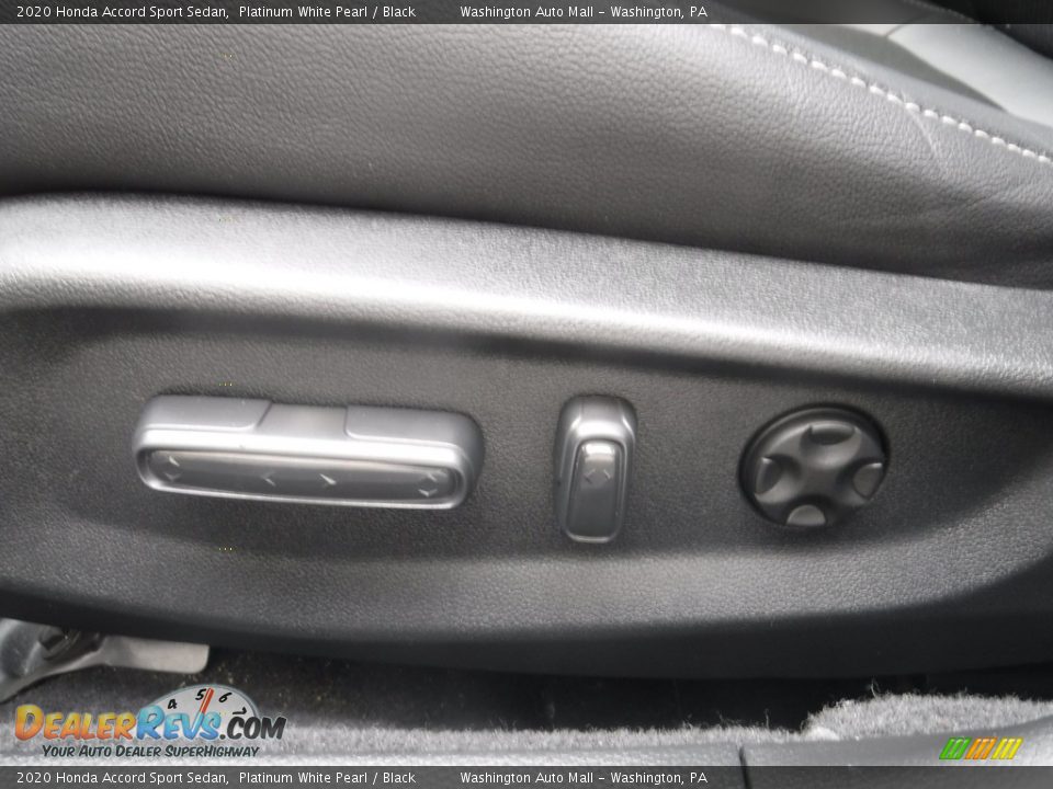 2020 Honda Accord Sport Sedan Platinum White Pearl / Black Photo #14