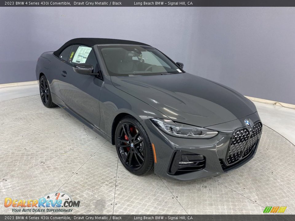 2023 BMW 4 Series 430i Convertible Dravit Grey Metallic / Black Photo #28