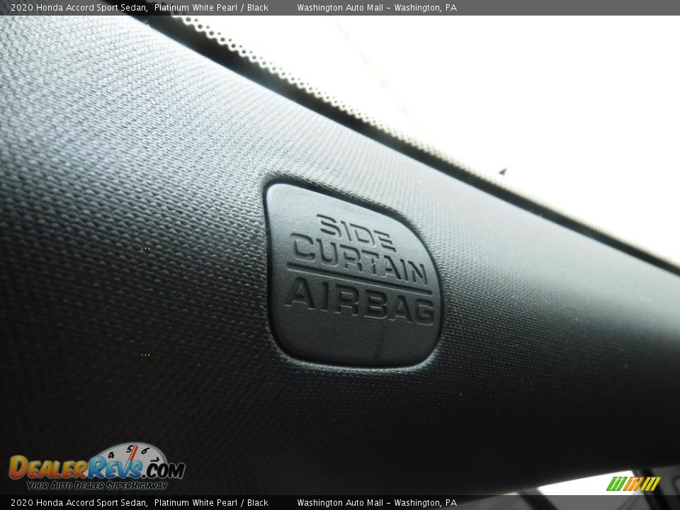 2020 Honda Accord Sport Sedan Platinum White Pearl / Black Photo #22