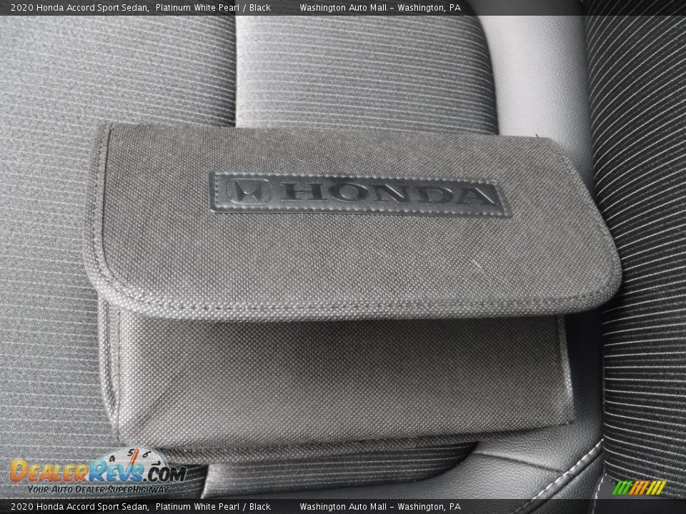 2020 Honda Accord Sport Sedan Platinum White Pearl / Black Photo #31