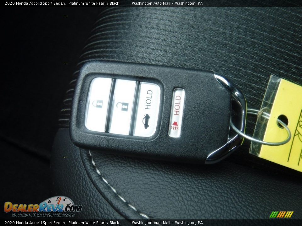 2020 Honda Accord Sport Sedan Platinum White Pearl / Black Photo #32