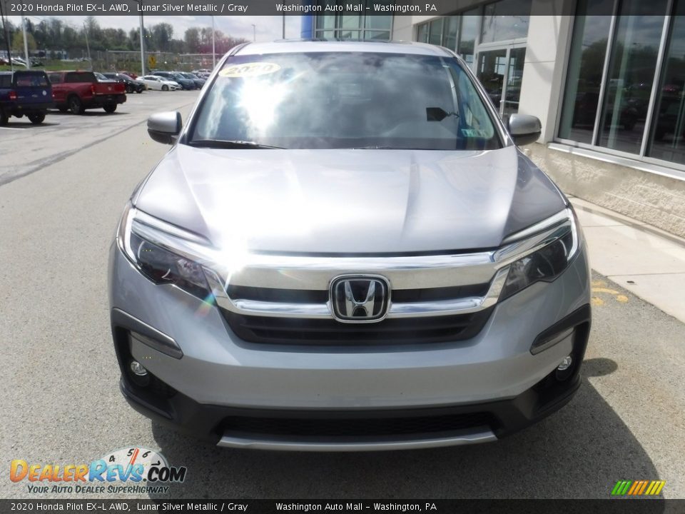 2020 Honda Pilot EX-L AWD Lunar Silver Metallic / Gray Photo #5