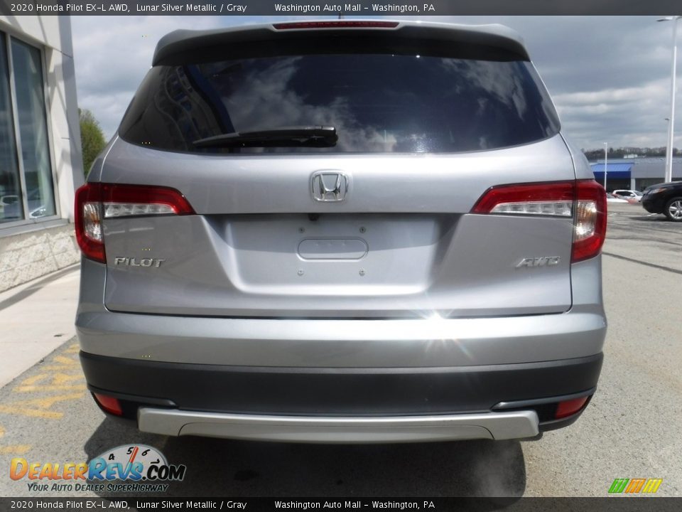 2020 Honda Pilot EX-L AWD Lunar Silver Metallic / Gray Photo #9