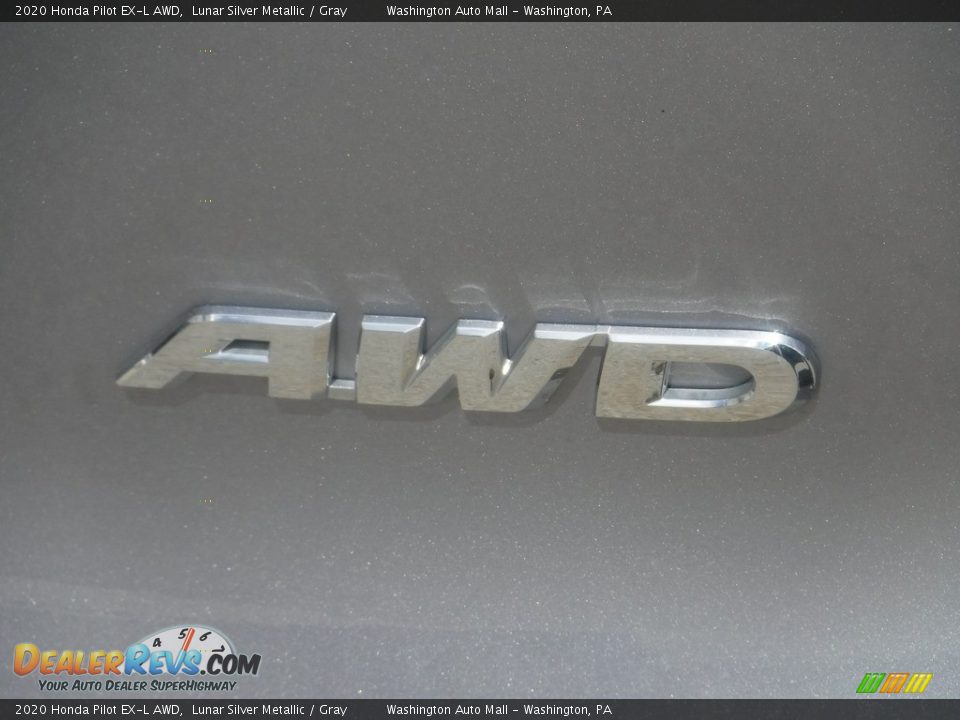 2020 Honda Pilot EX-L AWD Lunar Silver Metallic / Gray Photo #11