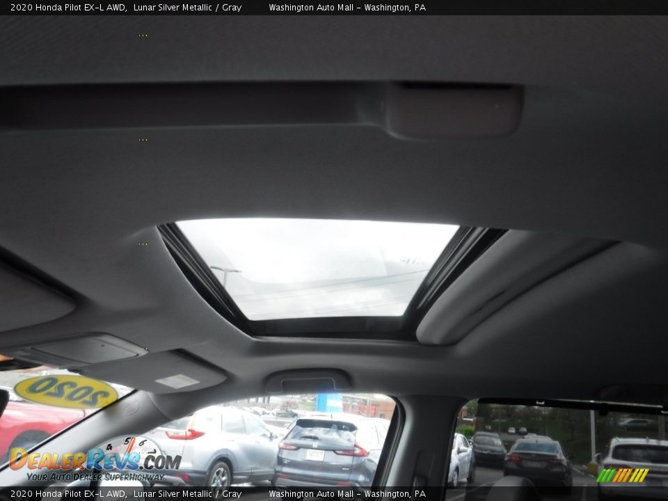 2020 Honda Pilot EX-L AWD Lunar Silver Metallic / Gray Photo #12