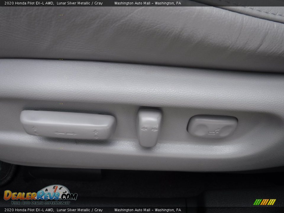 2020 Honda Pilot EX-L AWD Lunar Silver Metallic / Gray Photo #15