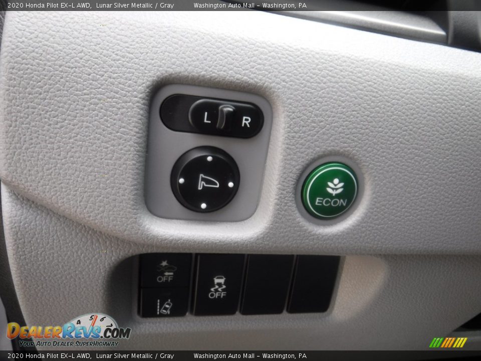 2020 Honda Pilot EX-L AWD Lunar Silver Metallic / Gray Photo #16