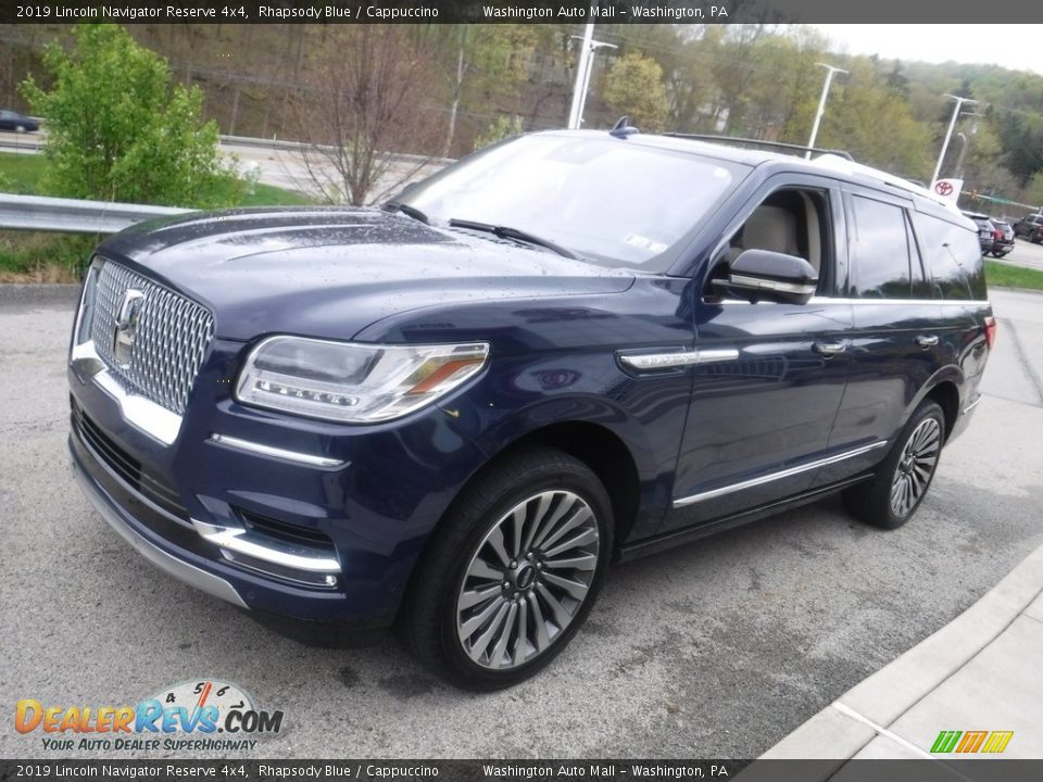 2019 Lincoln Navigator Reserve 4x4 Rhapsody Blue / Cappuccino Photo #16