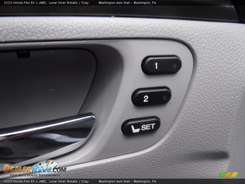 2020 Honda Pilot EX-L AWD Lunar Silver Metallic / Gray Photo #18